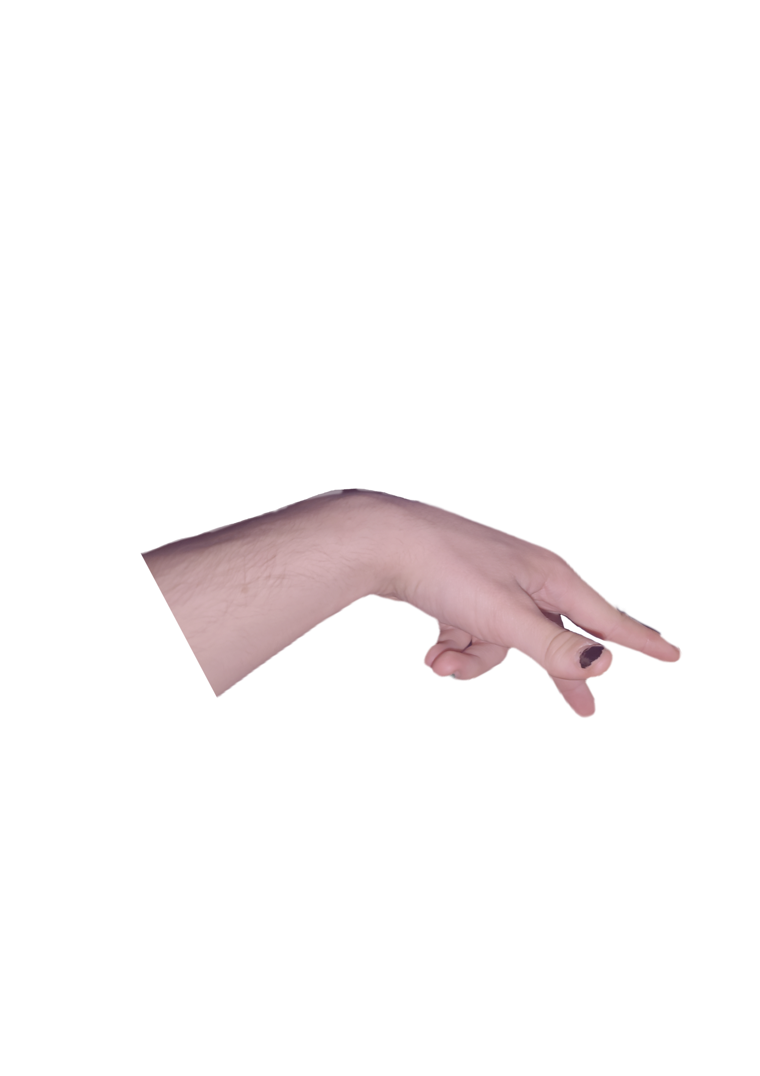 decorative hand left
