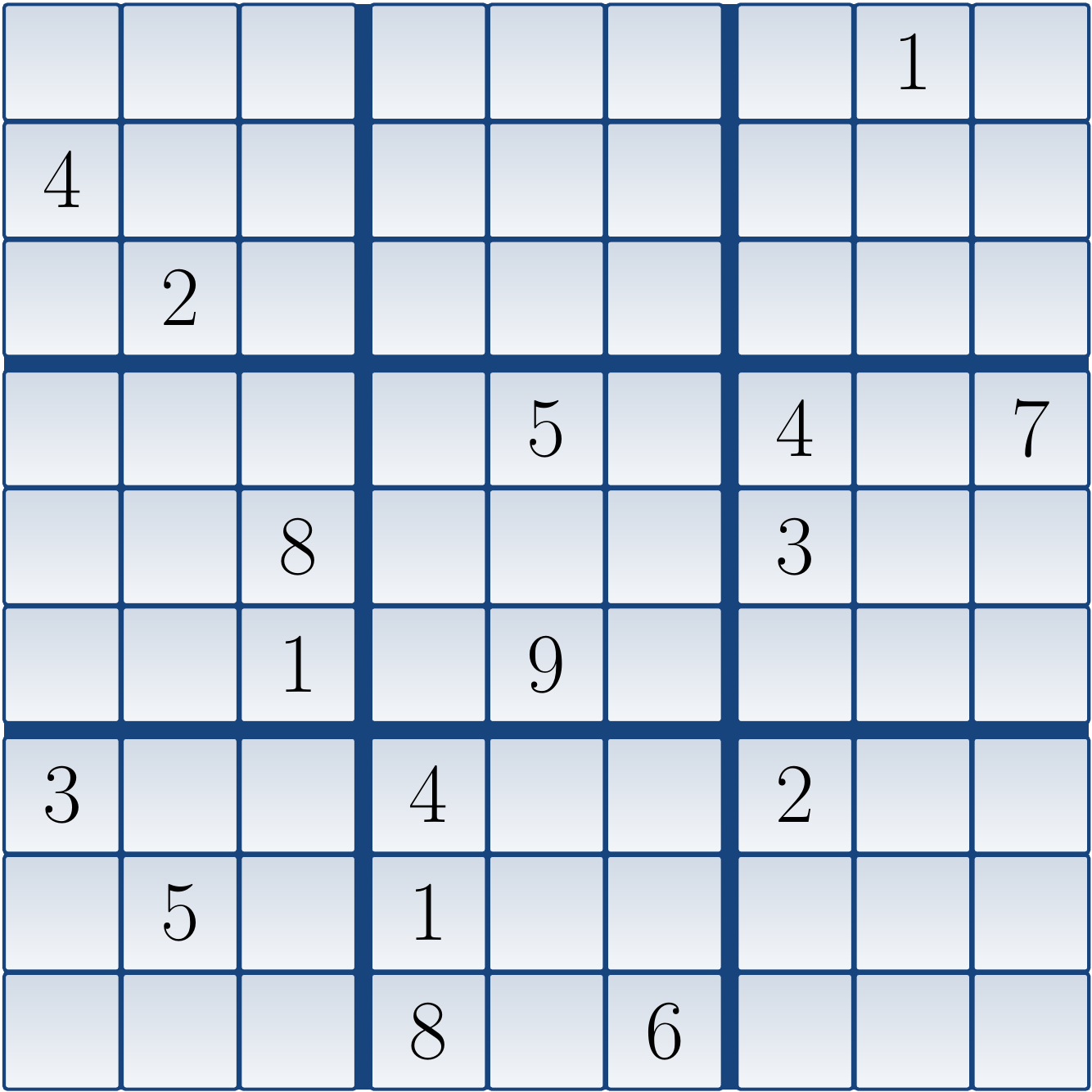 Sudoku Solver Question Example of Sudoku